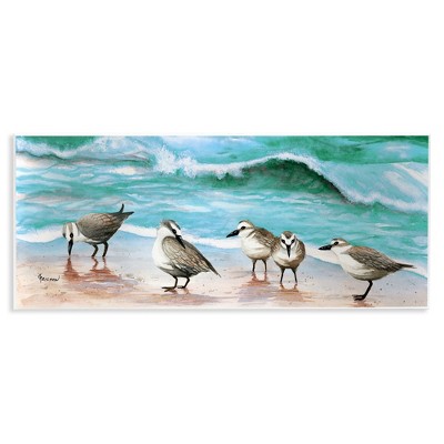 Stupell Industries Sandpipers Along Beach Shore Wall Plaque Art