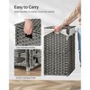 Laundry Hamper Bamboo Laundry Basket with Lid and Handles Wicker hamper - 4 of 4