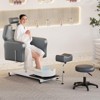 Pedicure Spa Chair with Hydraulic Lift, Reclining, Adjustable Footrest, 360° Swivel for Nail Tech, No Plumbing, Vibration - 3 of 4