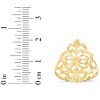 10k Yellow Gold 20.5mm Openwork Filigree Ring - 4 of 4