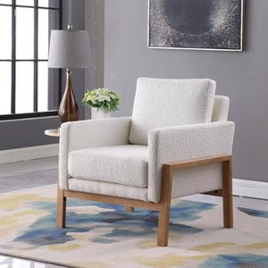 Wood Frame Accent Chair - HomePop - 1 of 4