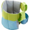 HABA Soft Doll's Bike Seat Blue & Green - Attaches to Handlebars with Hook & Loop Attachment (Scooters Trikes & Bicycles) - 3 of 4