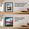 Americanflat Aluminum 8x10 Floating Picture Frame - Set of 2 - Use as 5x7 Picture Frame or Display 8x10 Photo - Photo Frames for Wall - Black - 4 of 4