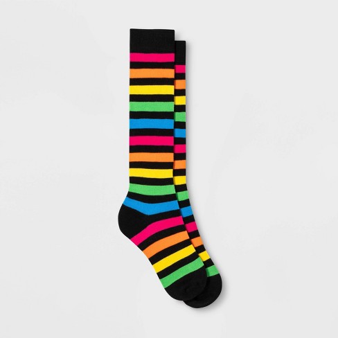 Women's Rainbow Striped Knee High Socks - Xhilaration™ 4-10