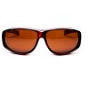 Calabria 7664 Unisex Medium NIGHT DRIVER Fitover Sunglasses in Tortoise/Copper - Frame(Width:146mm/Height:47mm) - 2 of 4