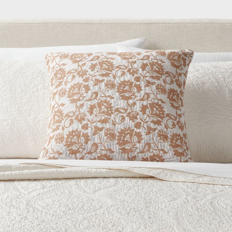 Printed Floral Dec Pillow Euro - Threshold™, 3 of 6