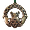 Slickblue Hanging Irish Symbol Ornament, Bronze Detail, Ribbon Hanger, Folk Style, Multiple Designs - 3 of 3