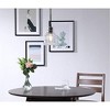 Elegant Lighting Pierce 1 light Black and Clear seeded glass pendant - 2 of 4