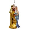 Kurt Adler Noble Gems Glass Ornament for Christmas Tree, Holy Family - 2 of 4