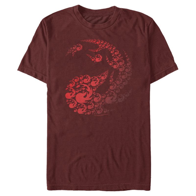 Men's Magic: The Gathering Mana Decorative Fireball Symbol T-Shirt, 1 of 5