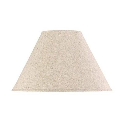 Cal Lighting Round Linen Fabric Shade
