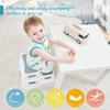 Itopfox Toddler Step Stool for Bathroom Sink, 2-Step Kids Stool for Toilet Potty Training Non-Slip Plastic Step Stool with Handle for Kitchen Counter - 4 of 4