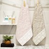 REGALWOVEN Bathroom Geometry Pattern Soft Absorbent Cotton Hand Towel 13 x 28 Inch - 4 of 4