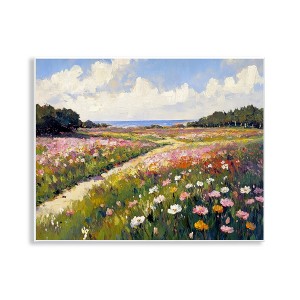 Stupell Industries Romance Walkway with Flowers Wall Plaque Art - 1 of 4
