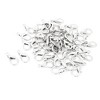 Unique Bargains Metal Necklace Bangle Lobster Claw Clasp Silver Tone 50 Pcs - 4 of 4