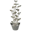 Design Toscano Rain Forest Leaves Cascading Metal Fountain - Silver - 2 of 4
