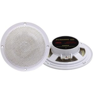 Pyramid 5.25” Dual Waterproof Marine Speakers - Outdoor Car/Boat Radio Stereo Speakers with Mounting Kit, Speaker Wire, and Grills - Pair - 1 of 1