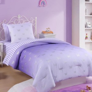 LISM Bedding Sets with Comforter,Sheets,Pillowcase and Sham for Girls - 1 of 4