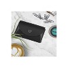 JAM Paper Italian Leather Business Card Holder Case with Round Flap Black 2233317456 - 4 of 4