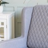 Powell Cybele Wingback Accent Chair Gray - 4 of 4