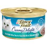 Purina Fancy Feast Creamy Delights In a Creamy Sauce with a Touch of Real Milk Gourmet Wet Cat Food Tuna Feast - 3oz
