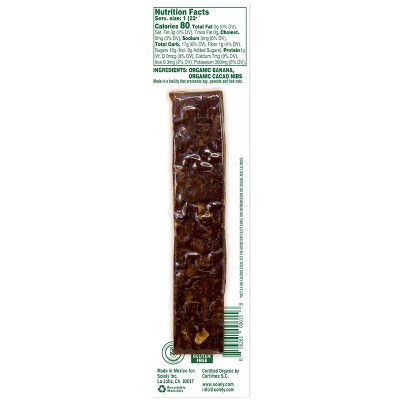 SOLELY Organic Banana with Cacao Fruit Jerky - 0.8oz