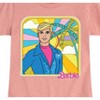 Girls' - Barbie - Retro Malibu Ken Fitted Short Sleeve Graphic T-Shirt - 2 of 4