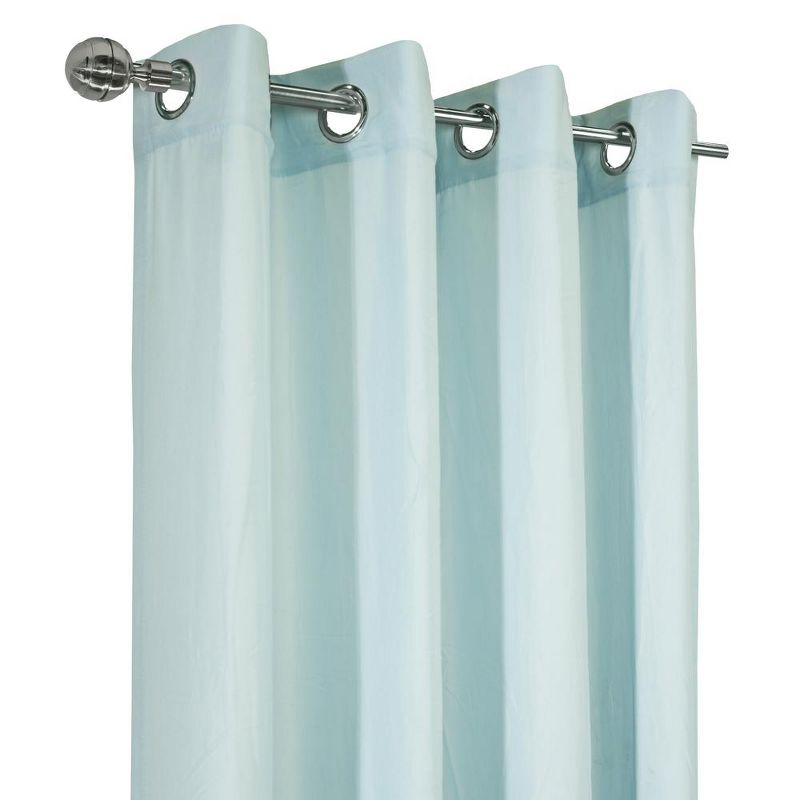 Habitat Harmony Light Filtering Providing Privacy Soft and Relaxed Feel in Room Grommet Curtain Panel Sky Blue, 3 of 6