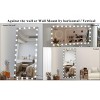 72x36" Silver Hollywood LED Full Body Mirror: 3 Color Modes, Aluminum Framed, Vertical/Horizontal Hanging - 3 of 4