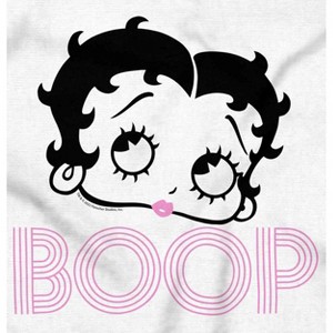 Retro Betty Boop Cartoon Character Womens Graphic T Shirt Tees Brisco Brands - 1 of 4