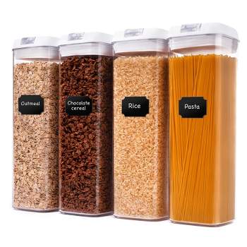 Cereal Containers Storage Set - 4 Piece Airtight Food Storage