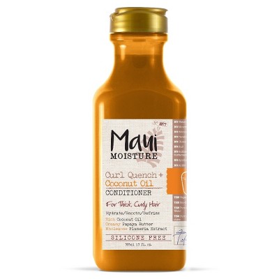 Maui Moisture Curl Quench + Coconut Oil Conditioner for Thick Curly Hair - 13 fl oz