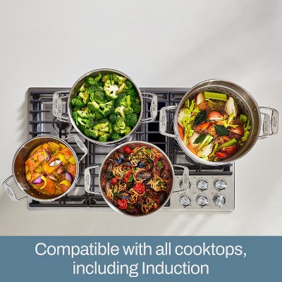 All-Clad 8-Quart Stainless Steel Multipot with Basket Insert