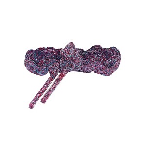 INSPIRE CHIC S-Shaped Wave Flat Thin Metallic Glitter Bling Shiny Shimmer Shoe Laces 2 Pairs - 1 of 4