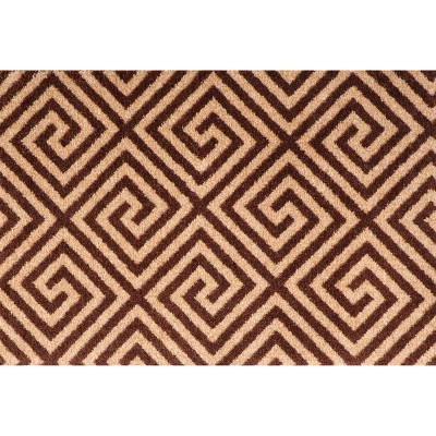 Waterhog Indoor/Outdoor Geometric Doormat, 2' x 3' - Dark Brown