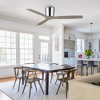 Parrot Uncle 54" Modern Flush Mount Ceiling Fan with Remote - 2 of 4