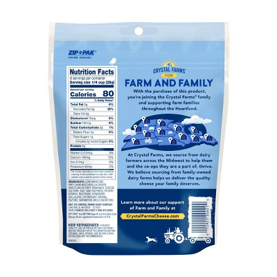 Crystal Farms Mozzarella Cheese Shreds - 8oz