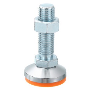 Unique Bargains Carbon Steel Non-Skid Adjustable Furniture Table Feet Leveling Feet - 1 of 4