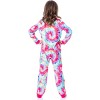 Scooby-Doo Girls' Tie-Dye Flower Power Union Suit Footless Sleep Pajama Multicolored - 2 of 4