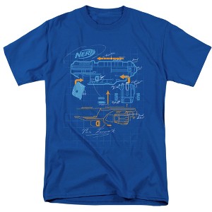 Nerf Deconstructed Nerf Gun Adult T-Shirt - 1 of 4