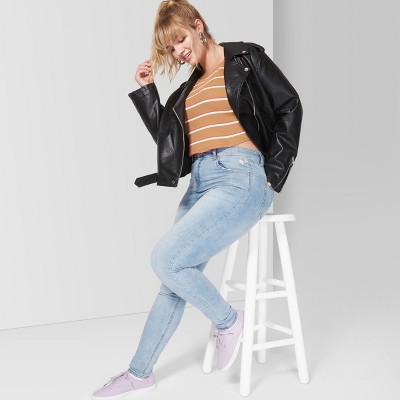 target womens high waisted jeans