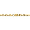 Black Bow Jewelry 3.75mm 14k Yellow Gold Hollow Open D/C Cable Chain Necklace - 4 of 4