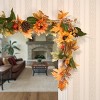 72" Autumn Garland with Sunflowers, Pinecones and Berries - National Tree Company - 2 of 4