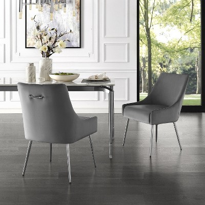 Inspired Home Christine Armless Dining Chair (set of 2)