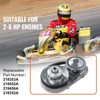 VEVOR Drive Clutch, 2-8HP Engine, 2000 RPM High-Strength Drive Clutch with Asymmetric Designed Wheels & Robust Rubber Belt, Sturdy & Durable Clutch - 3 of 4
