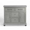 Glenwillow Home Kitchen Cart with Locking Casters - No-Tool Assembly - 3 of 4
