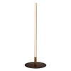 VYNXARIA 19"H Dimond Black LED Table Lamp with On/Off Switch Round Metal Base - 2 of 4