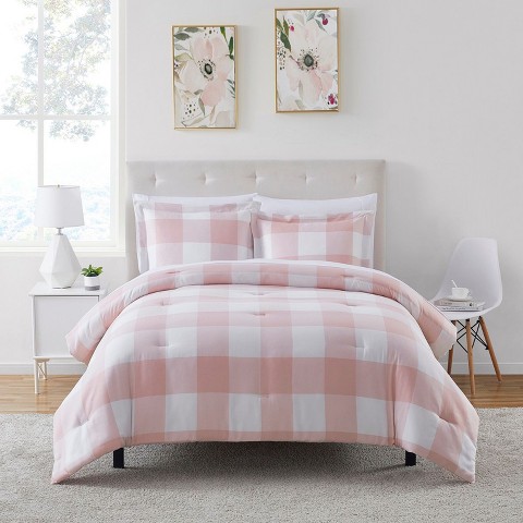 Sweet Home Collections Комплект постельного белья Sweet Home Collection Buffalo Plaid, 7 предметов, Queen