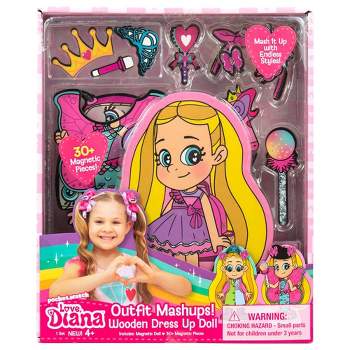 Love, Diana Outfit Mashup Wooden Dress Up Doll