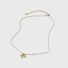 14K Gold Dipped Charm Initial Pendant Necklace - A New Day™ Gold - 3 of 4